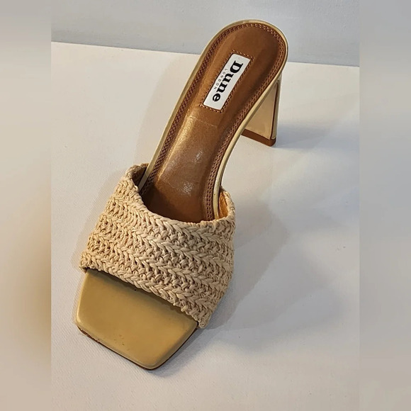 Dune London March Stylish Tan Mules Size 7 - Picture 2 of 13